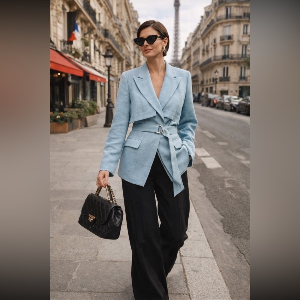 Anthropologie NWT Significant Other Lilah Linen Blend Blazer size 6.